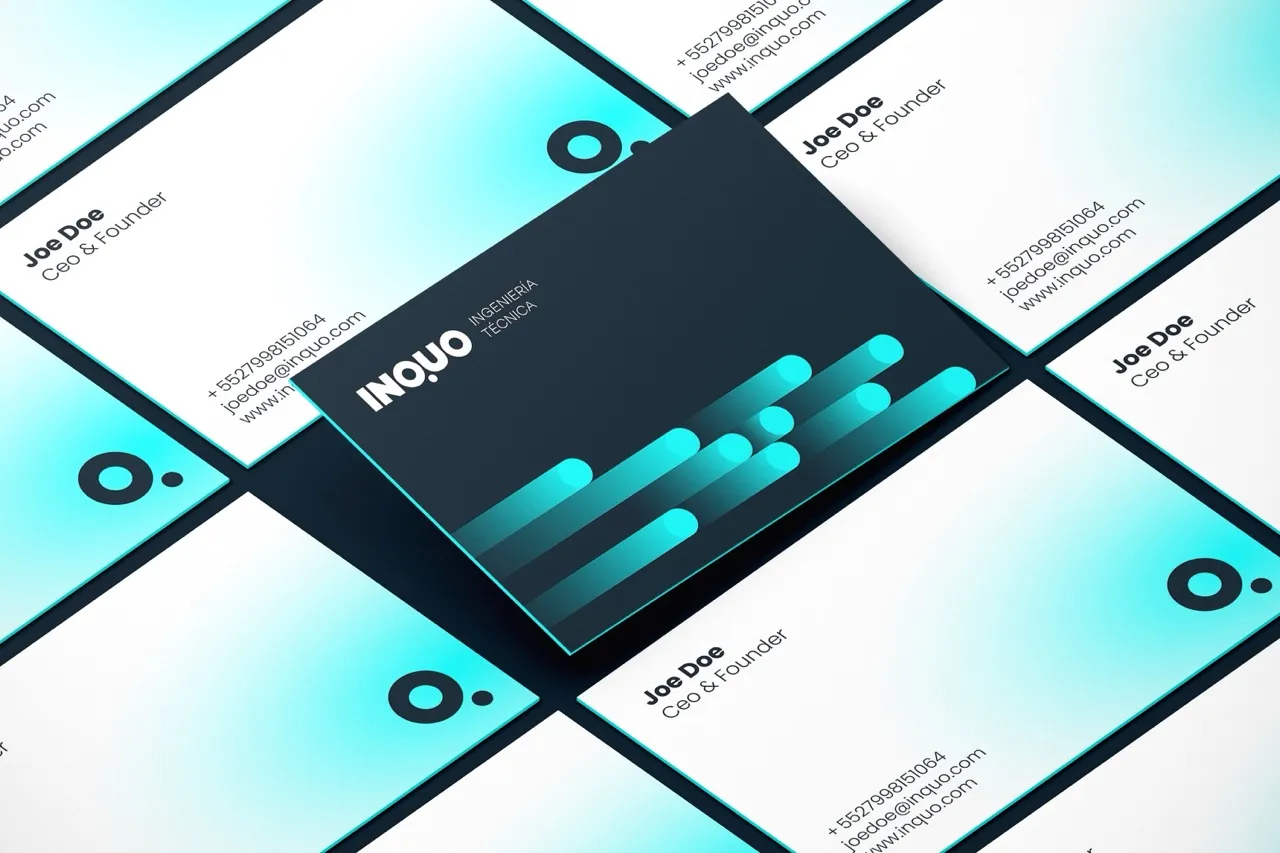 Inquo / Quorum — aplicación de marca 4
