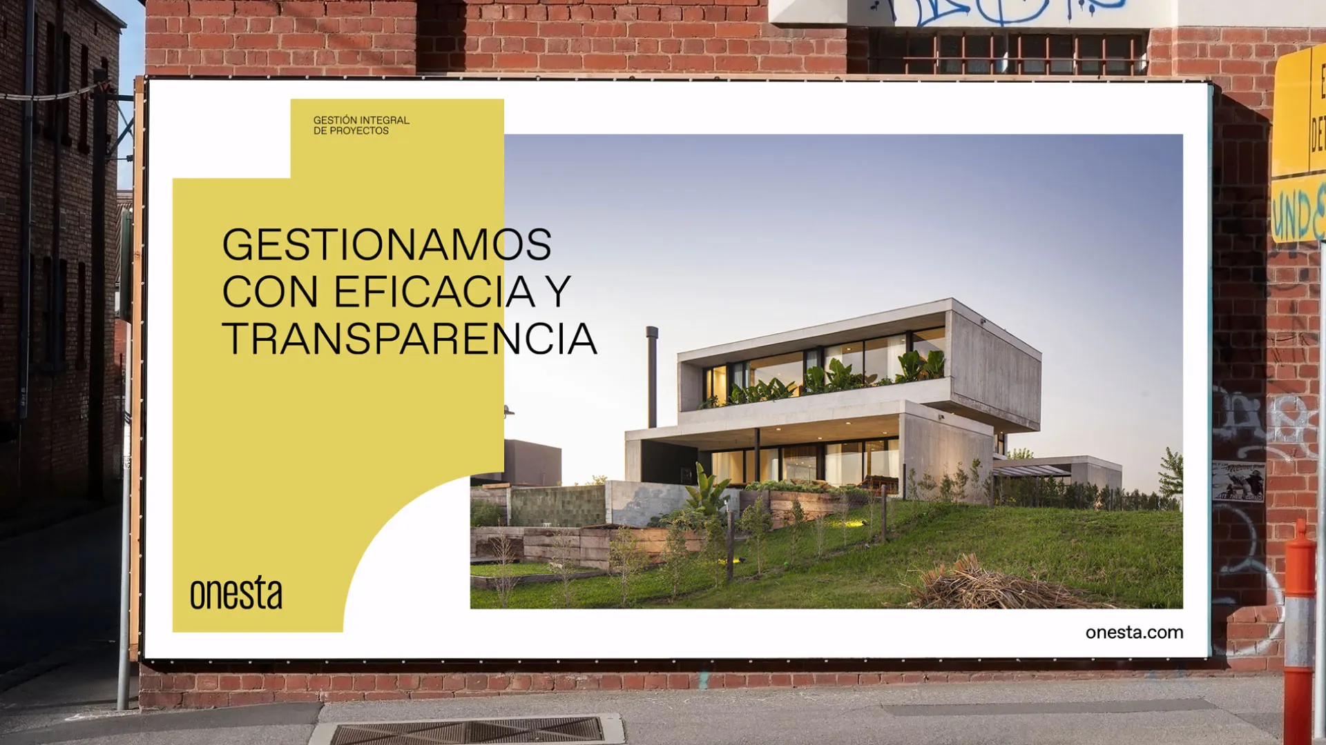 Onesta — aplicación de marca 1